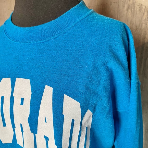 Sold-VTG GILDAN COLORADO CREWNECK SWEATSHIRT - Picture 7 of 10